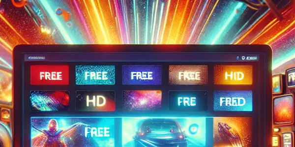 A modern computer setup displaying vibrant thumbnails of adult content, surrounded by a cozy and inviting atmosphere.